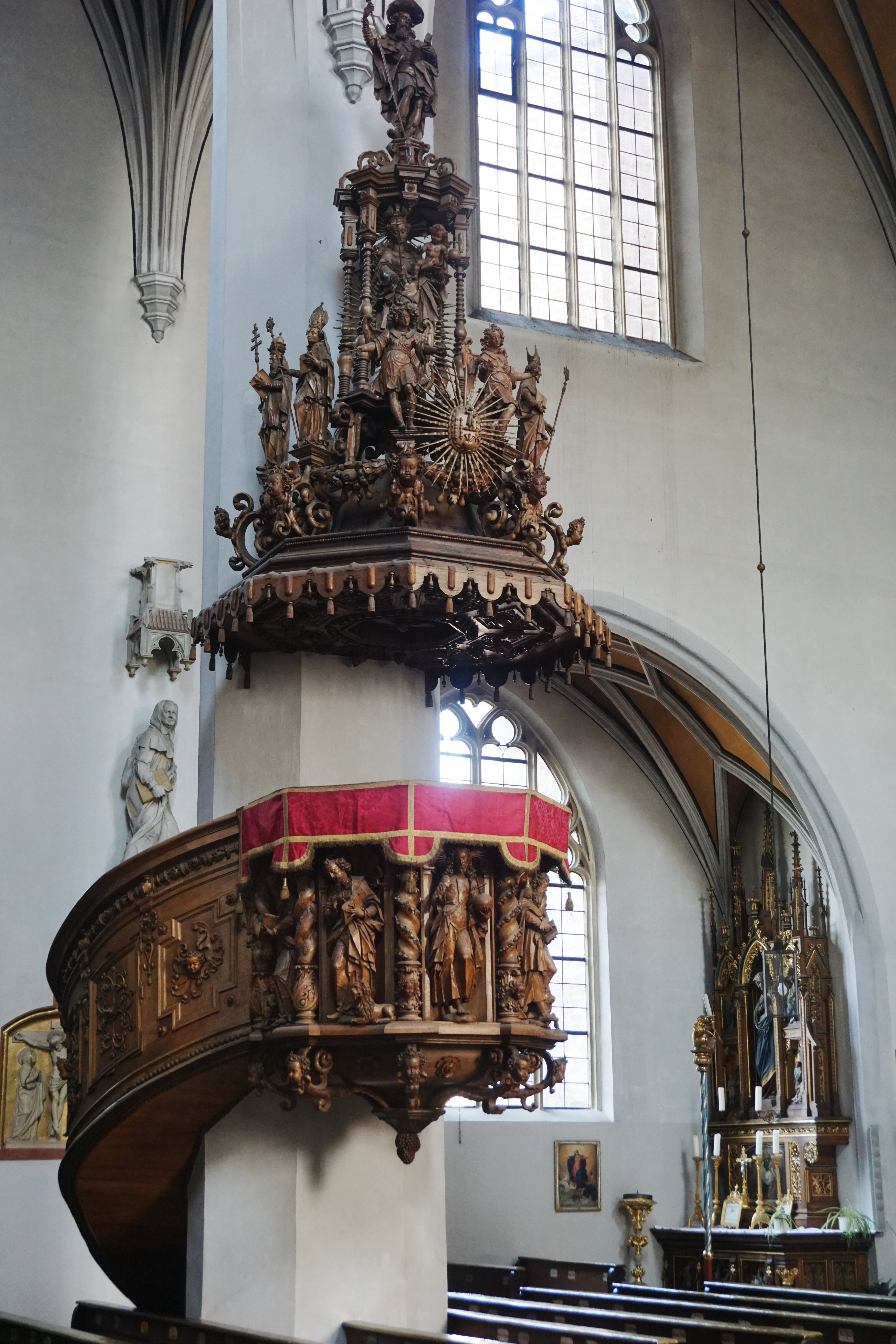 Kanzel Kirche St. Jakob Wasserburg Inn