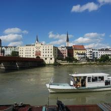 Schifffahrt in Wasserburg