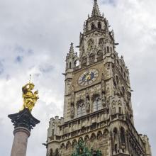 Mariensäule auf dem Marienplatz in München